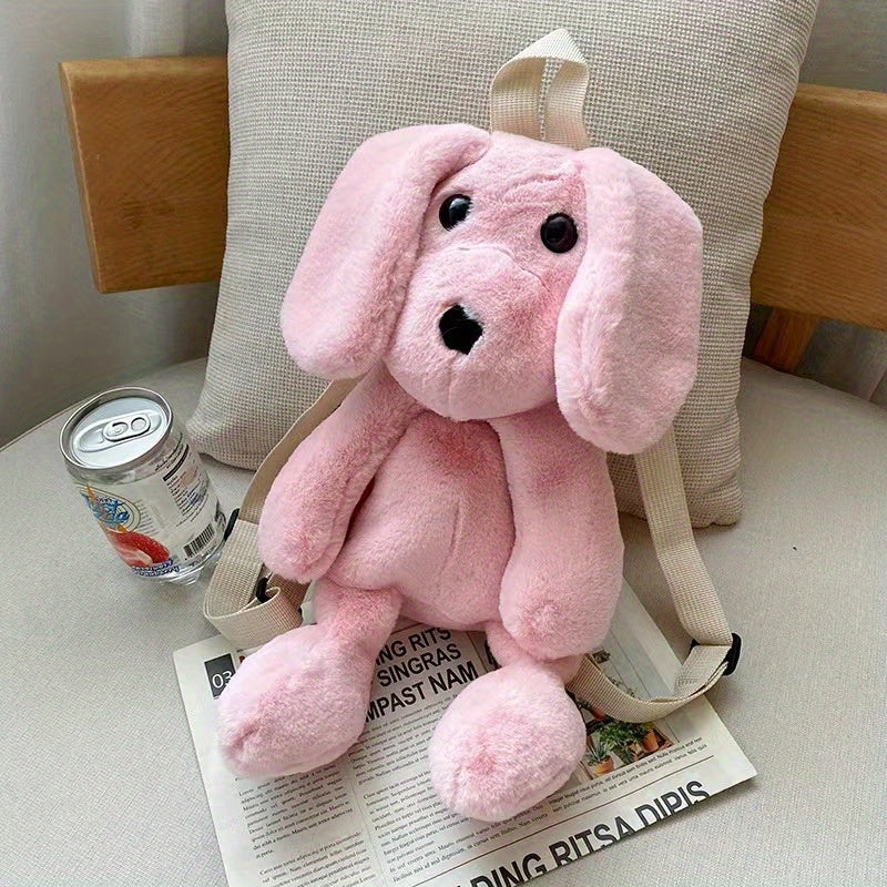 Cartoon Dog Plush Backpack for Kids