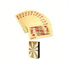 Waterproof Foil Poker Cards for Adults - Travel & Family Game Night