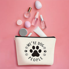 Cat Print Zipper Cosmetic Bag, Secret Birthday Gift