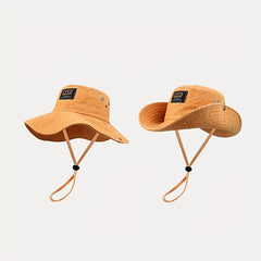 Wide Brim Soft Bucket Hat for Outdoor Sun Protection