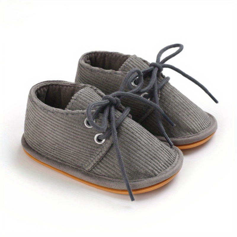 Casual Lace Up Boots For Baby Boys And Girls Lightweight Non Slip Walking Shoes