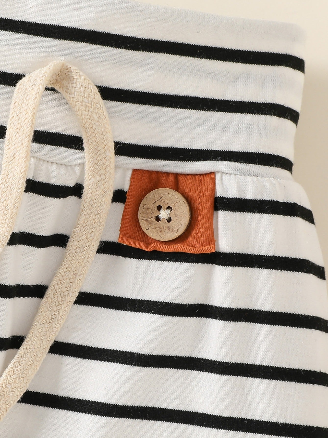 Baby Boys Autumn Winter Outfit Long Sleeve Top & Striped Pants Set