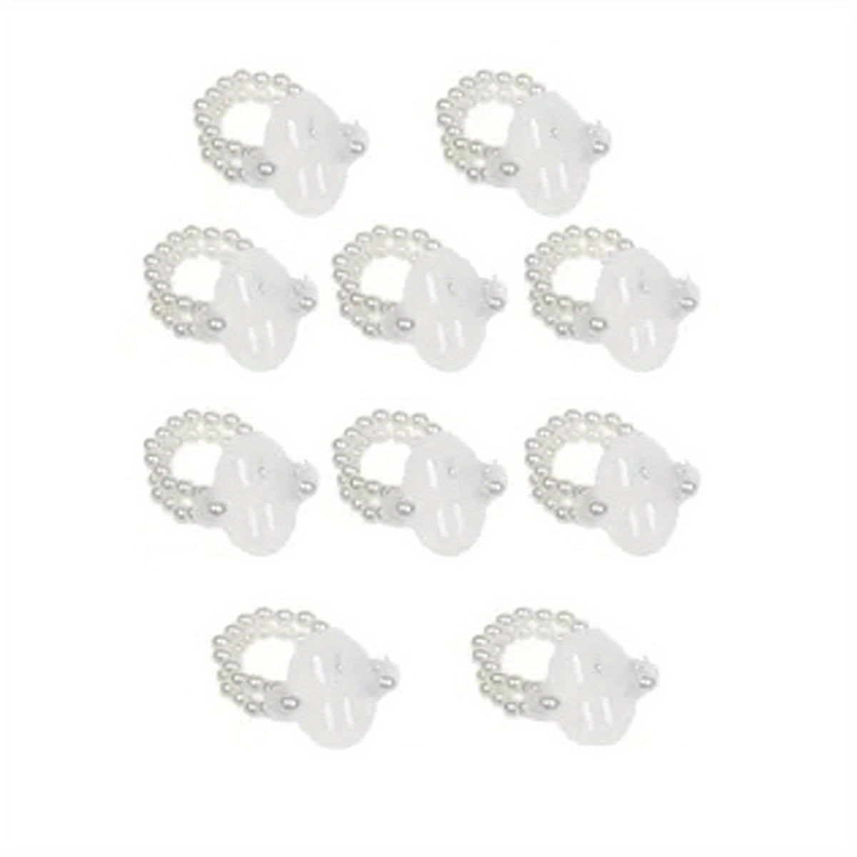 10pcs Faux Pearl Bracelet Set for Bride & Bridesmaids