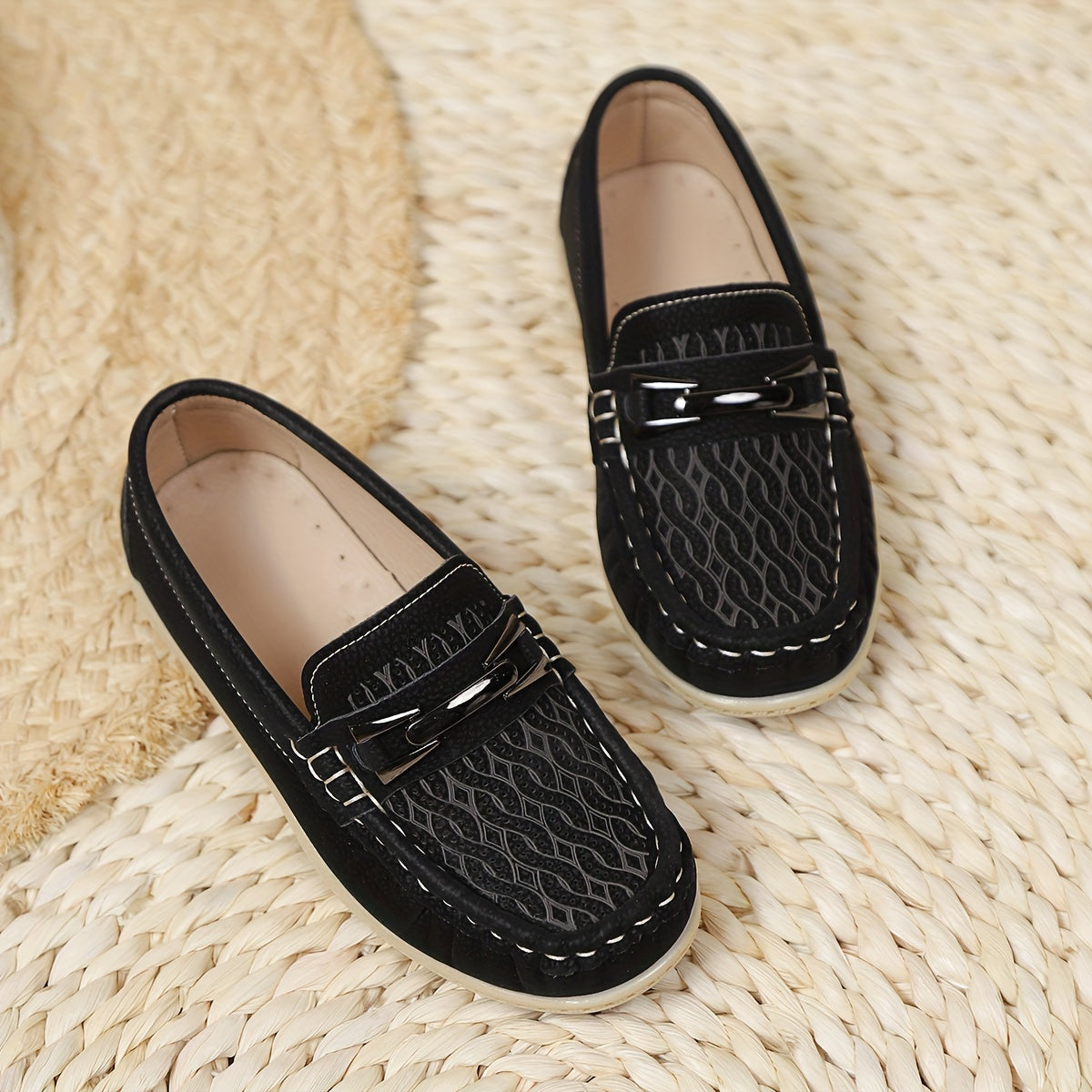 Boys Slip On Loafer Shoes Lightweight Comfortable Non Slip Flats