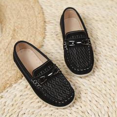 Boys Slip On Loafer Shoes Lightweight Comfortable Non Slip Flats