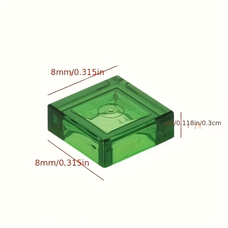 200pcs 1x1 Building Blocks Compatible with 3070 DIY Building Blocks
