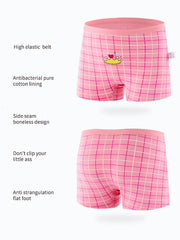 4pcs Girls Teen Cartoon Graphic Print Boxer Briefs Underwear