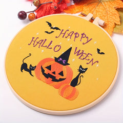 DIY Embroidery Set Halloween Pattern Gift Embroidery Frame