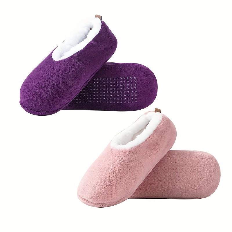 Plush Lined Ankle Socks Soft & Warm Low Cut Socks Women's Stockings