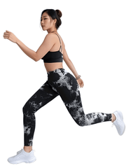 Tie Dye Yoga Workout Pants for Women