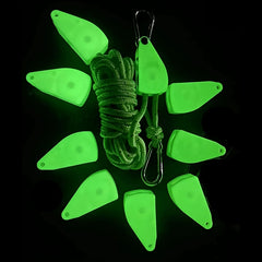 Camping Pulley Adjuster Luminous Rope Buckle Canopy Windproof Rope