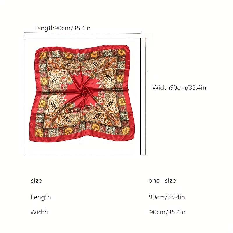 Wealth Tree Print Scarf Bandana for Men and Women