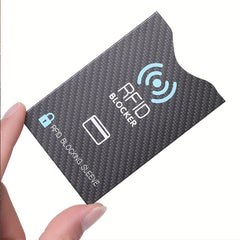 5PCS Aluminum Anti Rfid Blocking Card Holder Wallet