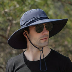 Unisex Large Brim Bucket Hat for Outdoor Activities