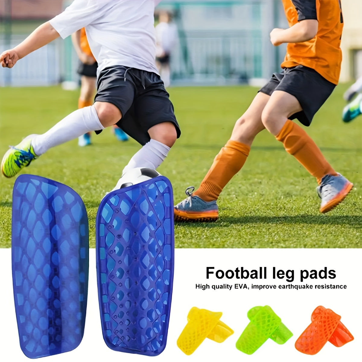 Resin Soccer Shin Guards Lightweight Breathable Shin Guard Men Women