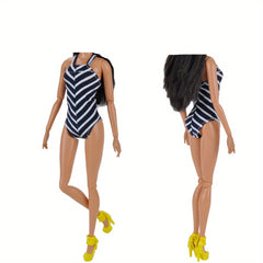 Doll Bikini Swimsuit One Piece Swimwear for 29 Doll