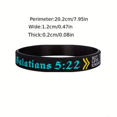 Christian Bible Silicone Bracelet for Praying