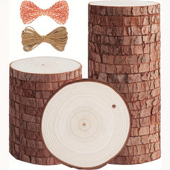 Hand painted Pine Log Pieces - Garden Shooting Props Crafts