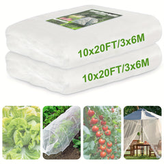 2pcs 10x20FT Garden Netting Mosquito Netting Plant Covers Insect Bird Protection