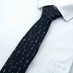 1pc Men's Arrow Print Necktie Business Necktie