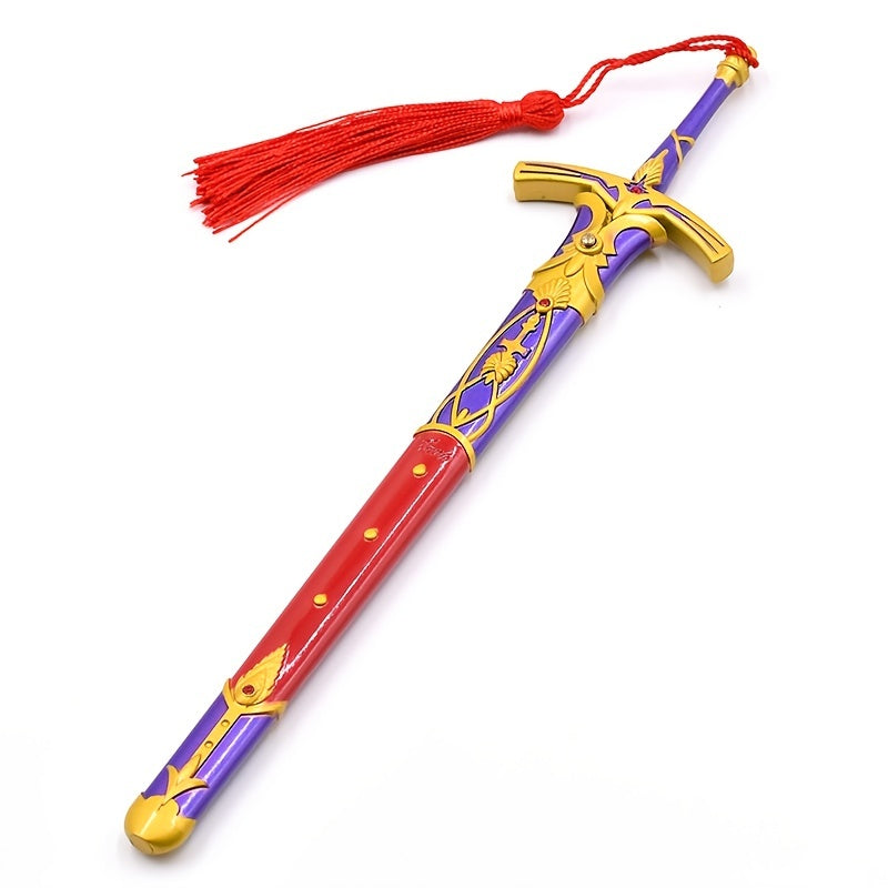 Anime Oath Victory Sword King Arthur's Alloy Metal Mini Stone