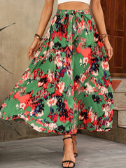 Colorful Tie Front Skirt for Spring & Summer Women's Clothing
