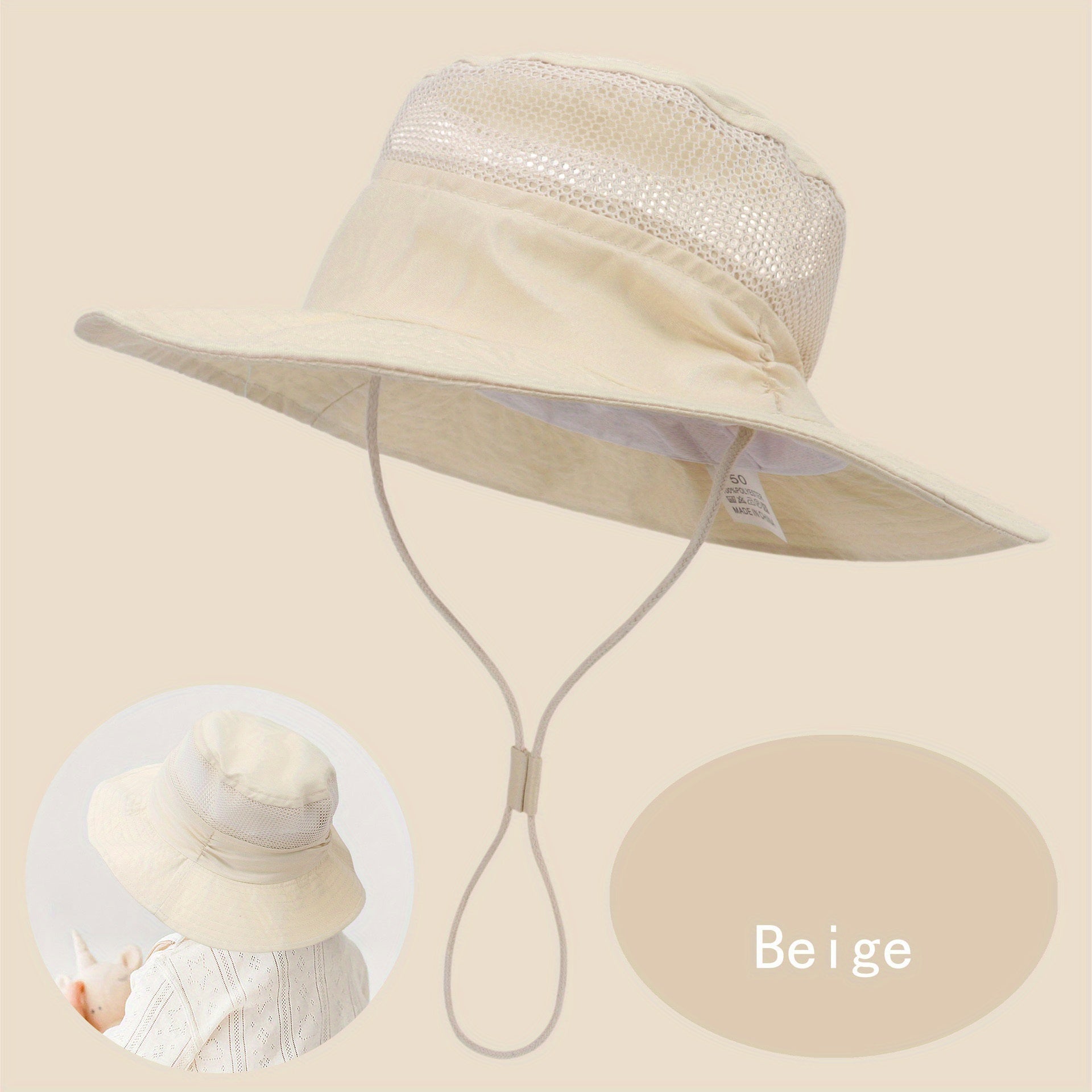Kids Mesh Breathable Sun Hat for Boys and Girls