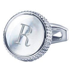 Men Classic Sleeve Button Letter Business Casual