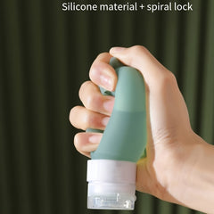 3pcs Silicone Travel Bottles Toiletries 60 90ml Leak Proof Refillable