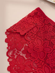 Lace High Stretch Panties 3 Piece Set