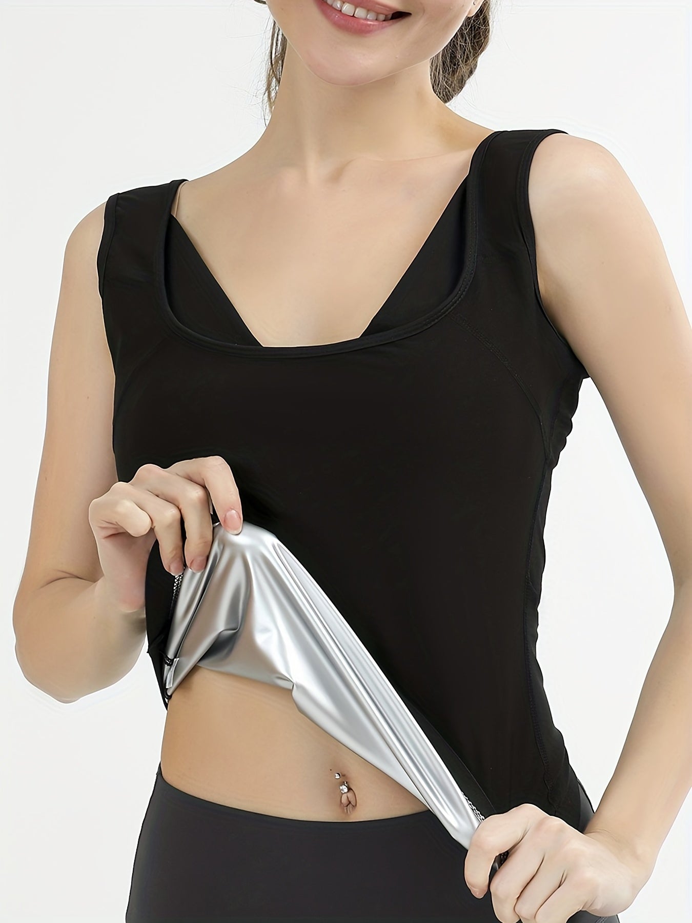 Shaping Tank Tops Tummy Control Workout Top for Women