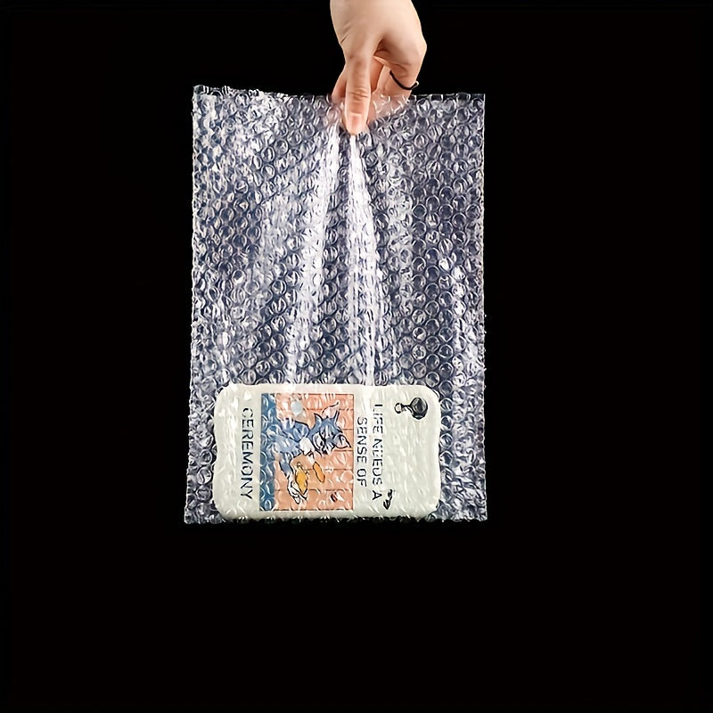 100pcs Transparent Bubble Packaging Bags Polyethylene Mailing Bags