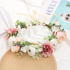 Girl s Simulated Rose Wreath Hair Accessories