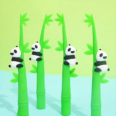 2pcs 0.5mm Panda Gel Ink Pens Animal Stationery