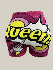 Women's Funny Print Lounge Shorts