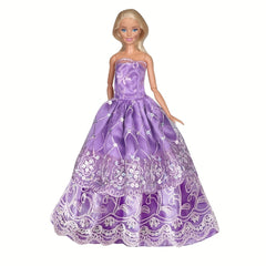 5 Pcs Doll Clothes Wedding Gowns Party Dresses For 29 21 Cm Girl Doll