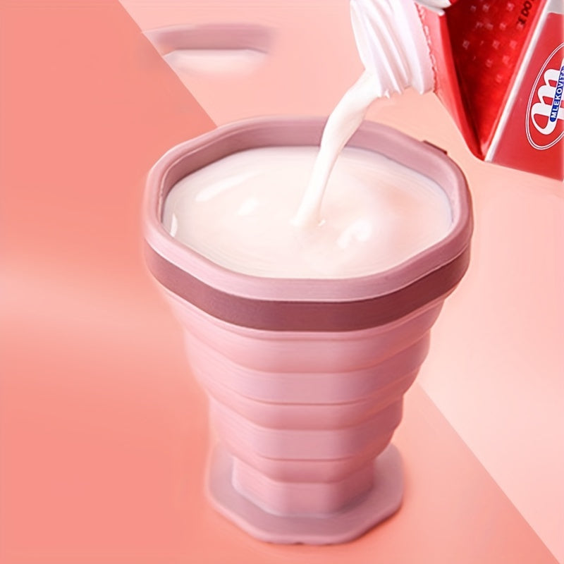 Portable Silicone Coffee Mug with Lid for Camping & Travel