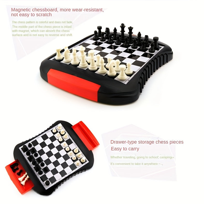 6 in 1 Family Game Chessboard Toy Gift Classic Chess Ludo Backgammon