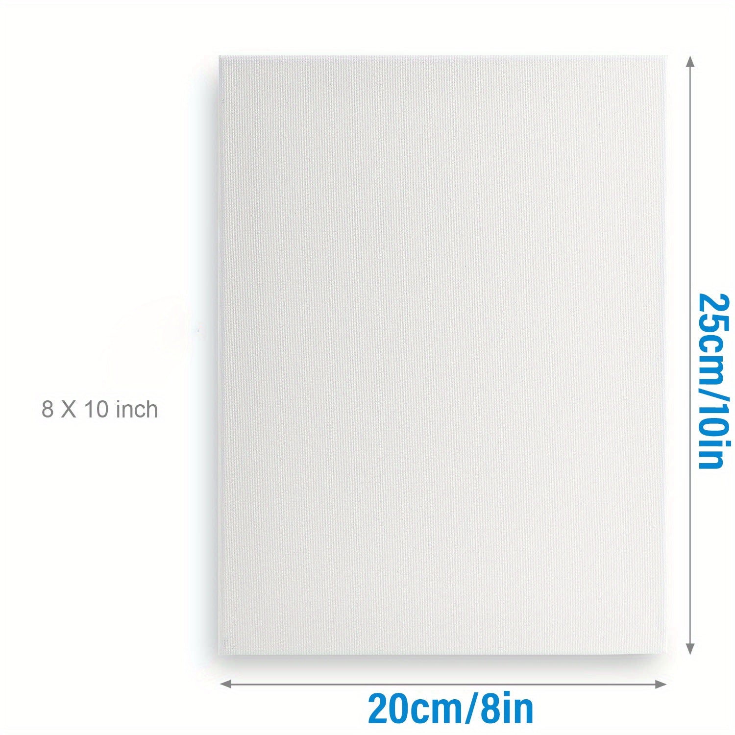 1pc 100% Cotton Art Panels for Acrylic & Watercolor Paint 20x25 cm Canvas Board