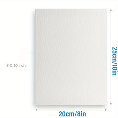 1pc 100% Cotton Art Panels for Acrylic & Watercolor Paint 20x25 cm Canvas Board