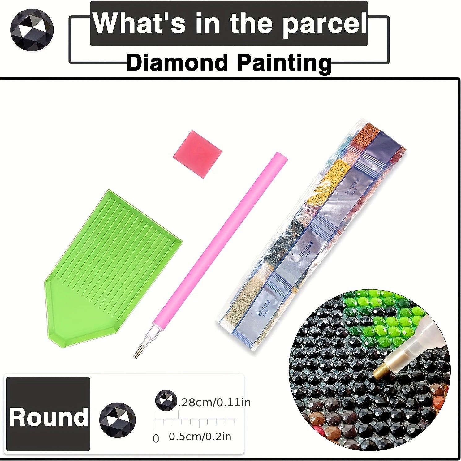 Anime Diamond Painting Demon Slayer Full Decoration Round Diamond
