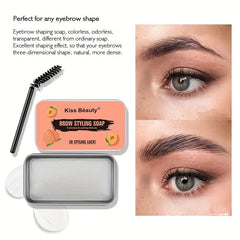 Clear Peach Eyebrow Gel for Natural Styling