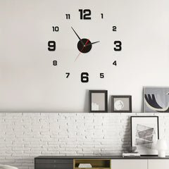 Nordic Luminous Wall Clock Mute Decorative Punch for Living Rooms