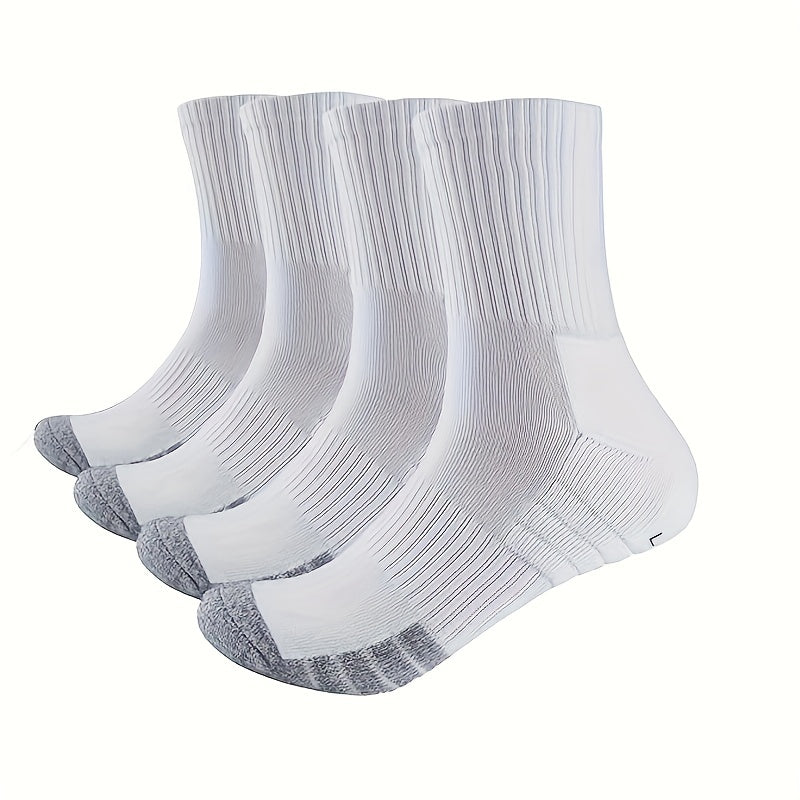 4 Pairs Cotton Socks for Mountaineering & Running