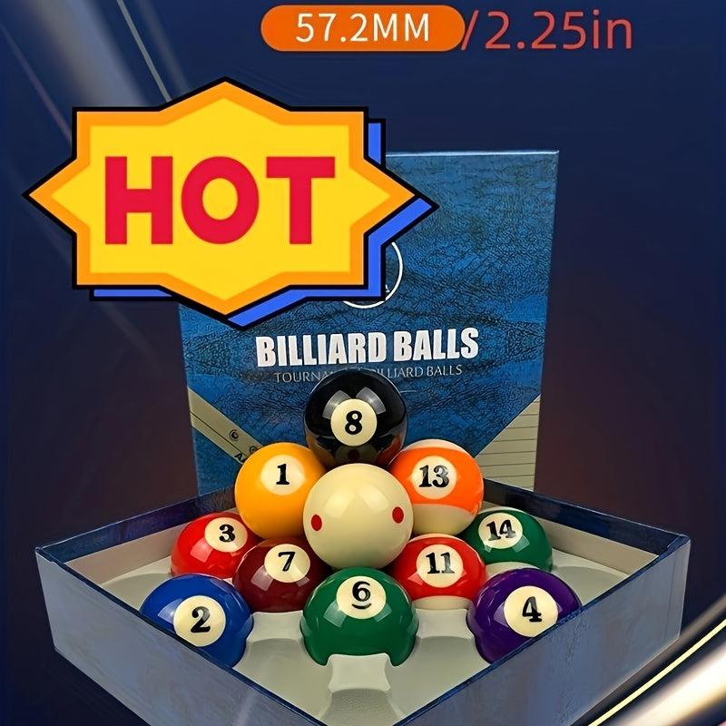 Regulation Size Billiards Balls Set for Fun Games with Friends