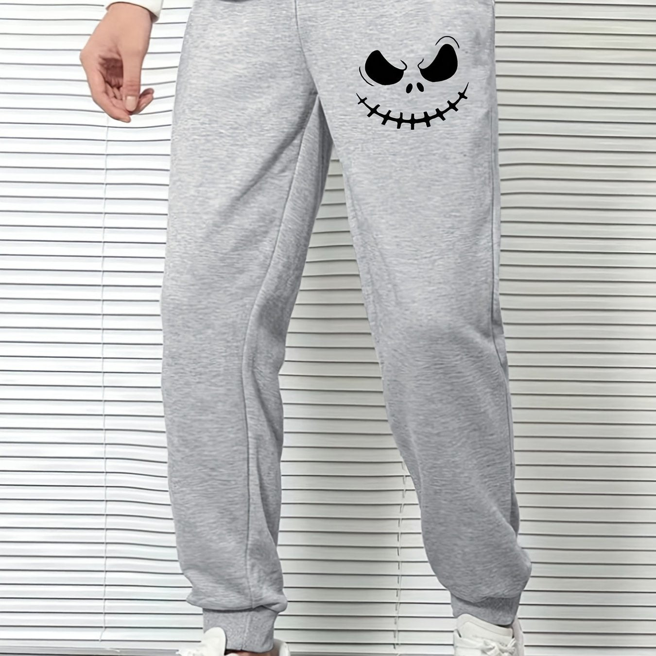 Men s Panda Face Sports Pants Men s Casual Drawstring Jogging Trousers