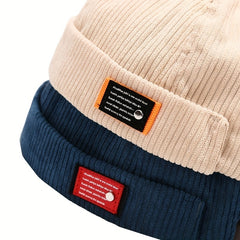 Rolled Cuff Hip Hop Beanie Hat for Men