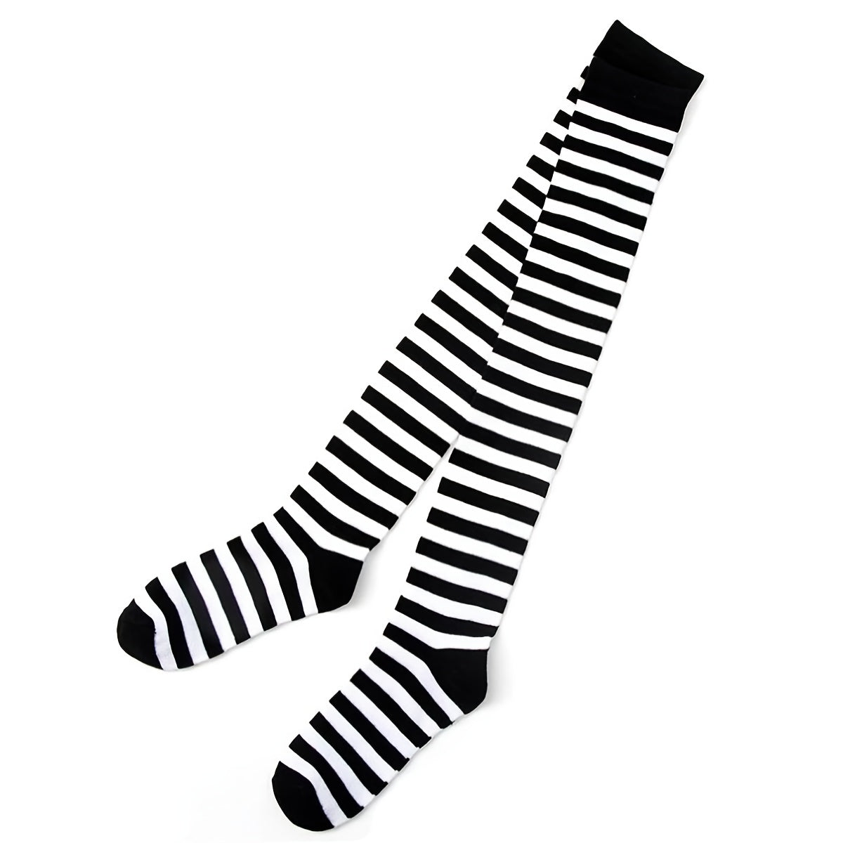 Striped Thigh High Socks Women's Stockings