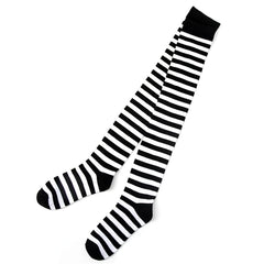 Striped Thigh High Socks Women's Stockings