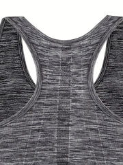 Women's Solid Crew Neck Tank Top for Summer